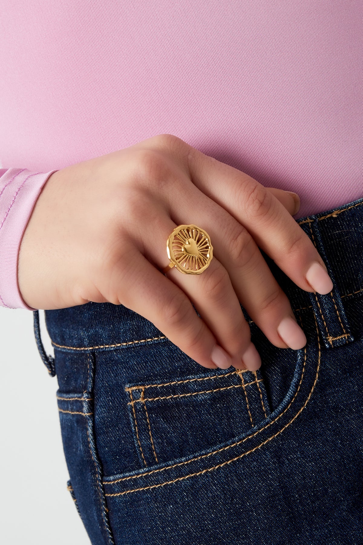 Love Loop Ring - Goldfarben