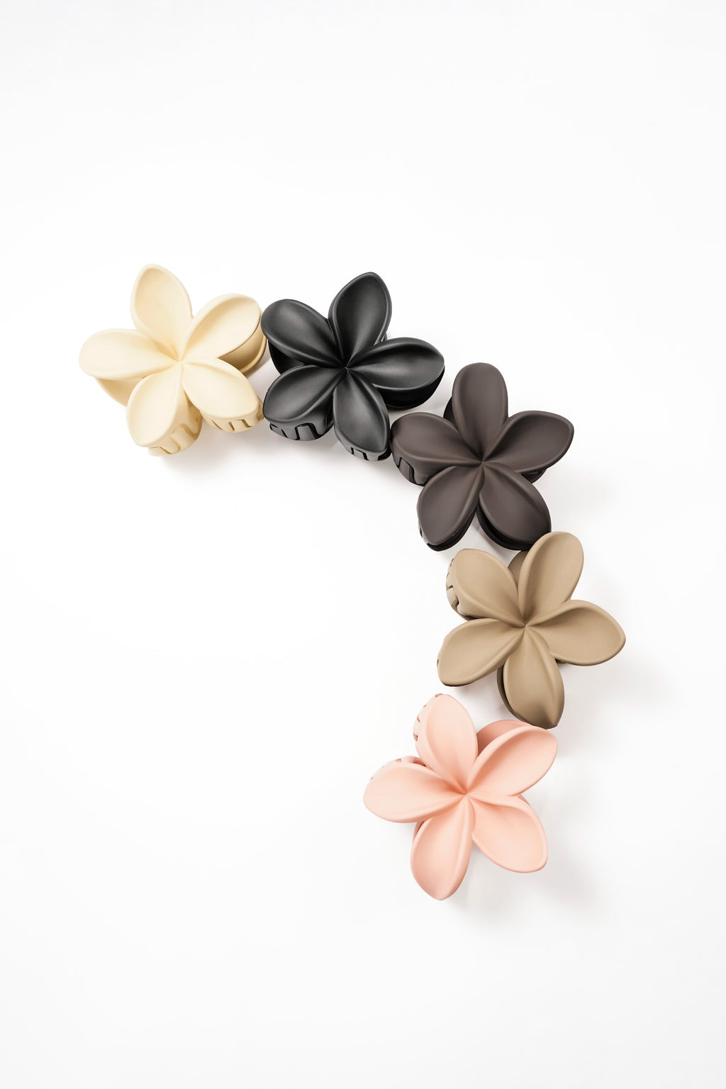 Haarspange Blume - Kunststoff