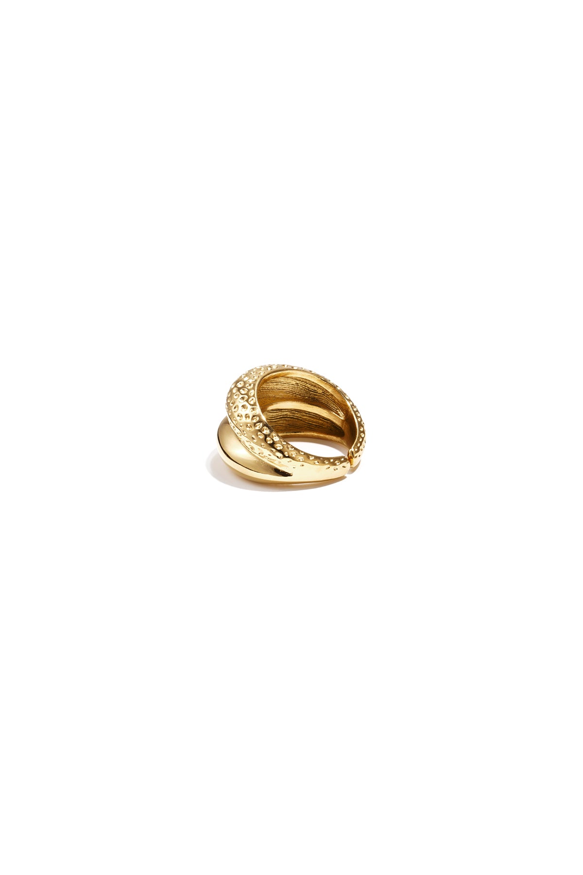 Doppelring mit Struktur