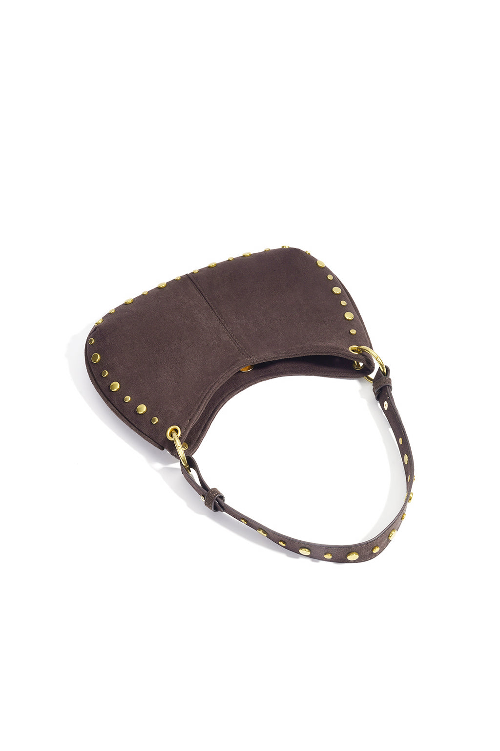 Schultertaschen Nieten Casual Wildleder Täglich Zubehör