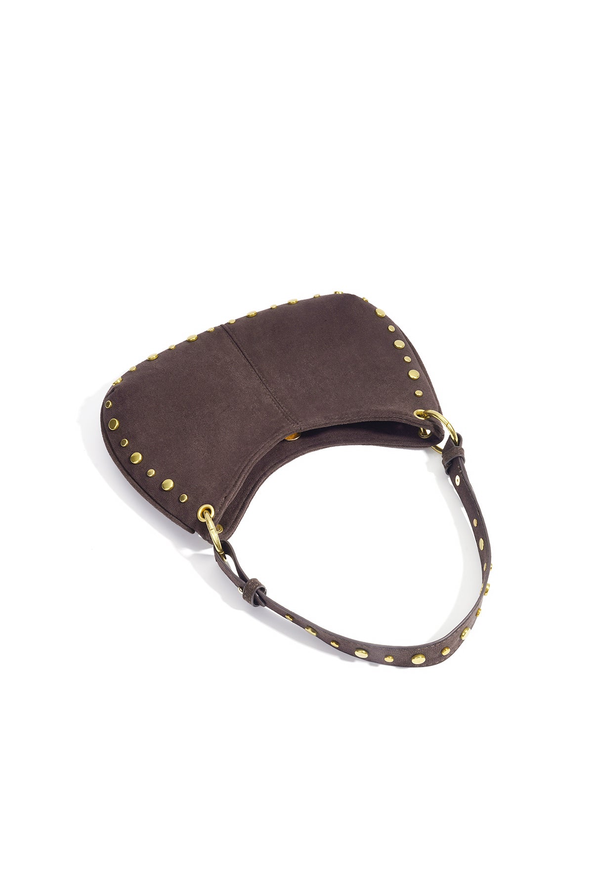 Schultertaschen Nieten Casual Wildleder Täglich Zubehör