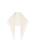 Feiner Dreiecksschal mit Polka-Dots
