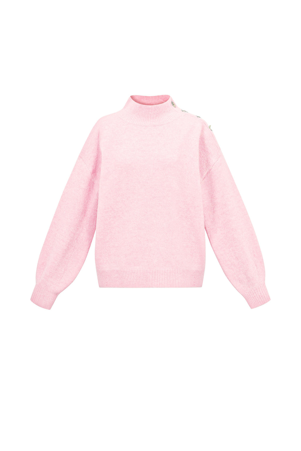 Gestrickte Polyesterfasern Damen Rollkragenpullover Casual Einfarbig