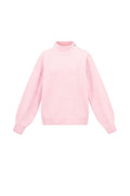Gestrickte Polyesterfasern Damen Rollkragenpullover Casual Einfarbig