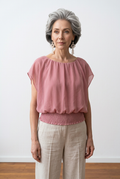 Bluse mit Trikot
