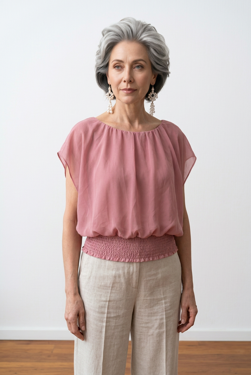 Bluse mit Trikot