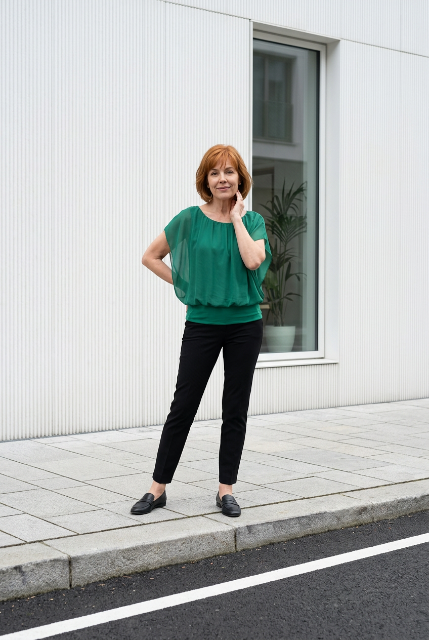 Chiffonbluse